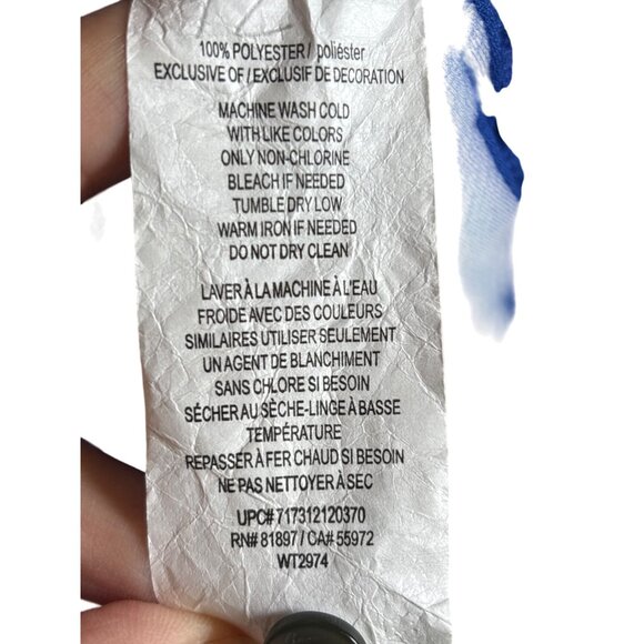 Ben Hogan Size 3X‎ Performance Power Air Royal Blue Pique Golf Polo Shirt NWOT - Picture 4 of 9